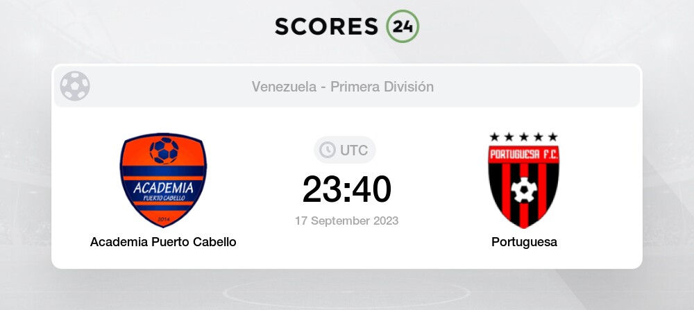 Academia Puerto Cabello Vs Portuguesa Eventos Y Resultado Del Partido