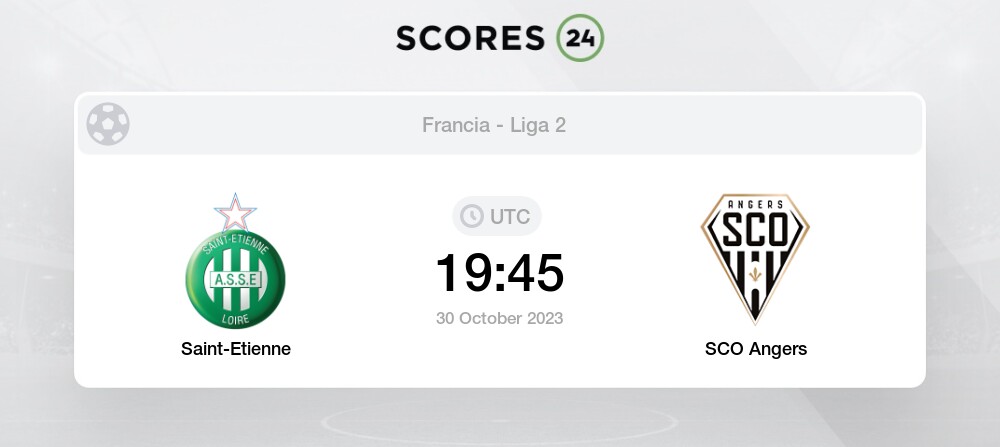 F Tbol Saint Etienne Vs Sco Angers Pron Stico