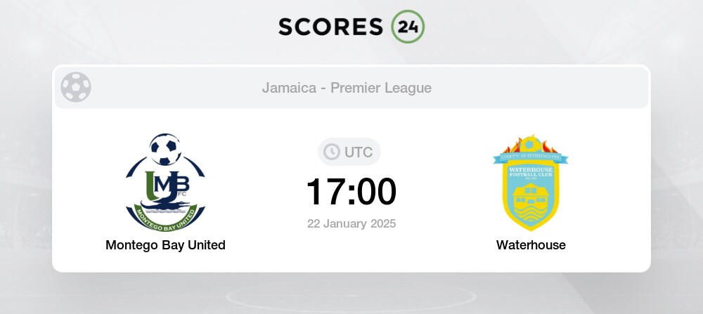 Montego Bay Vs Waterhouse Match On 30 January 2025