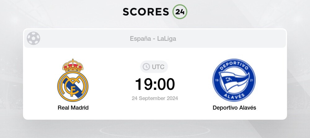 Real Madrid Vs Deportivo Alav S H H Y Estad Sticas De Equipo Para