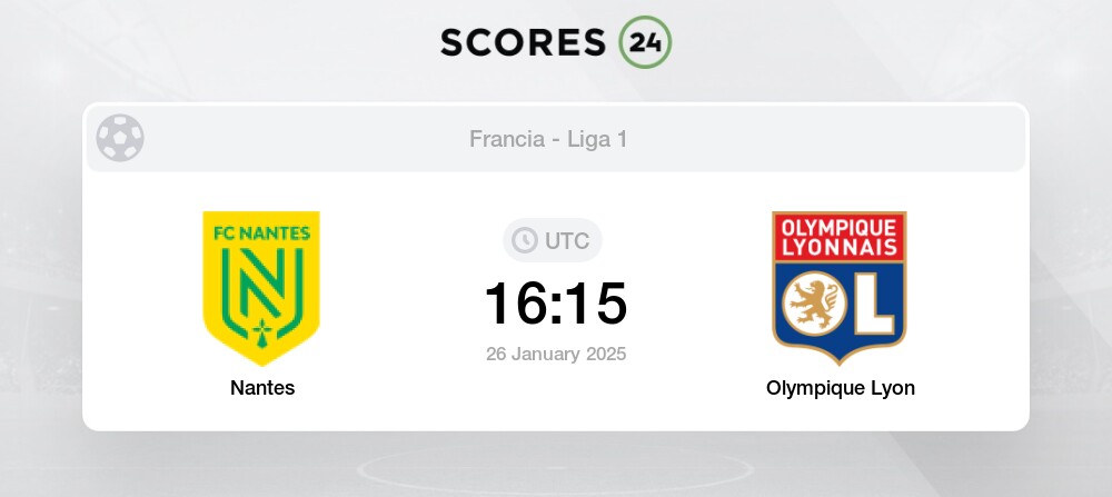 Nantes vs Olympique Lyon Pronósticos de Partidos 1 59 y Apuestas