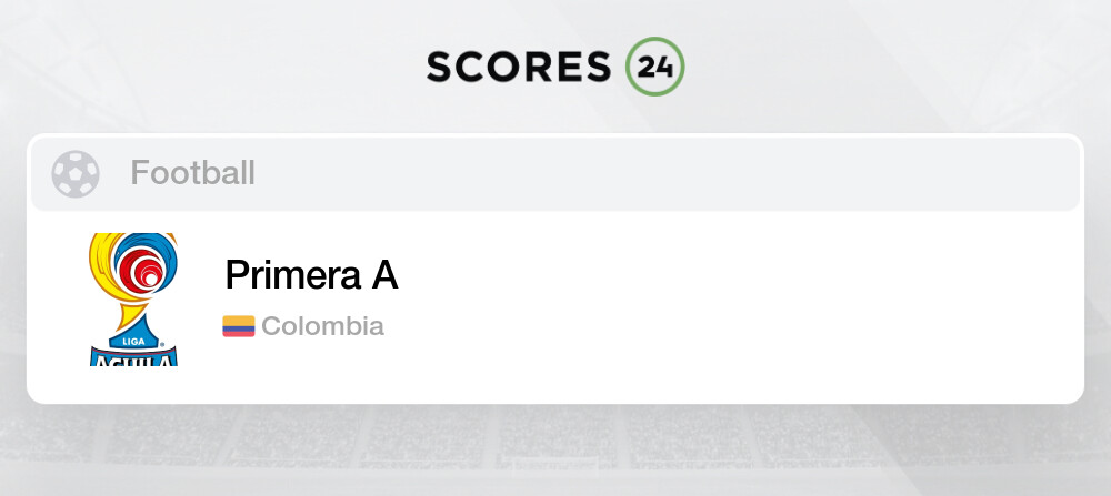 Deportivo Cali Colombian Primera A Standings