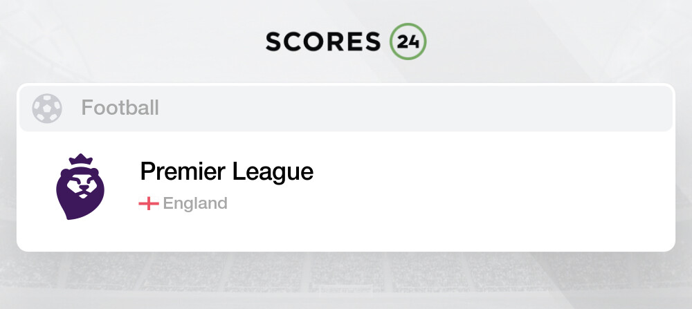 EPL Live Scores 2023-24 - Today's English Premier League Live Scores