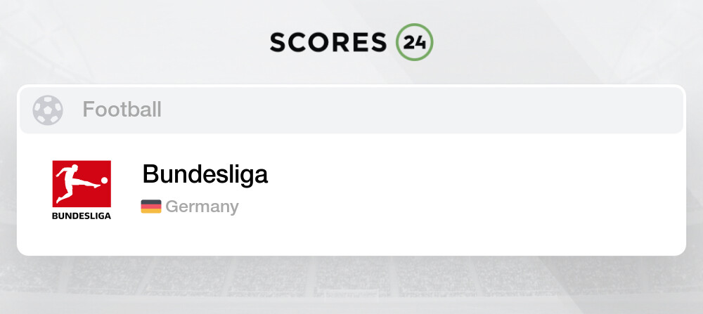 Bundesliga Live Score 2023-24: Bundesliga Latest News, Updates & Stats