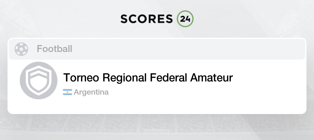 Argentina Torneo Regional Federal Amateur 2022/23 Table & Stats