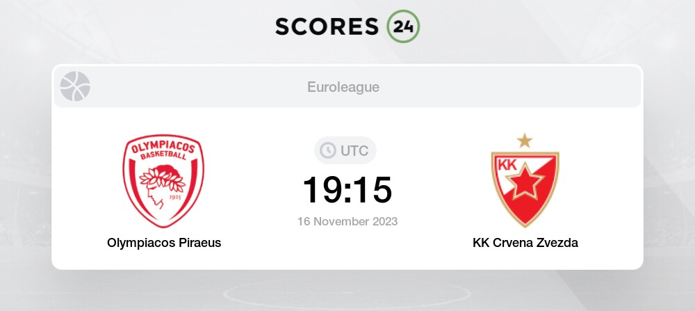 Olympiacos Piraeus vs Crvena Zvezda mts Belgrade 27 January 2022 11:00