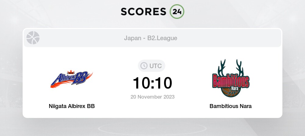 Niigata Albirex BB Vs Bambitious Nara Prediction And Picks On Today 20 ...