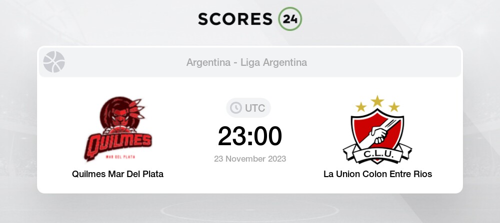 Club Almagro U20 - Quilmes U20 live score 11.08.2023 today match results ?