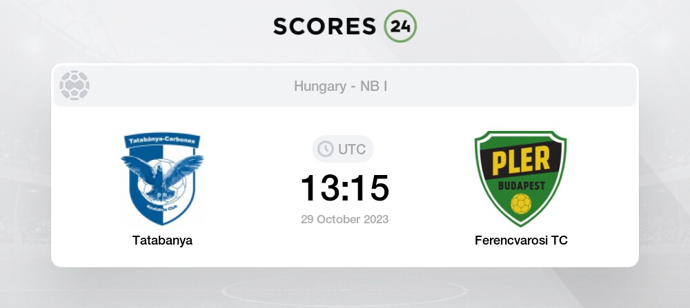 Tatabanya vs Ferencvarosi TC 29/10/2023 13:15 Handball Events & Result