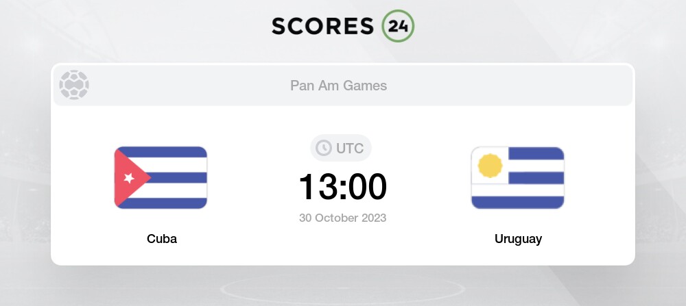 Uruguay vs Cuba H2H 20 jun 2023 Head to Head stats prediction