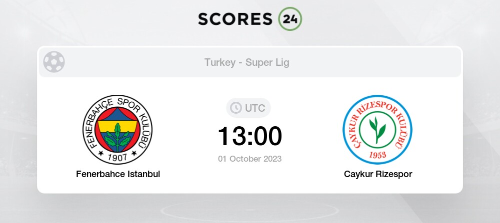 Beşiktaş vs Fenerbahçe live score, H2H and lineups