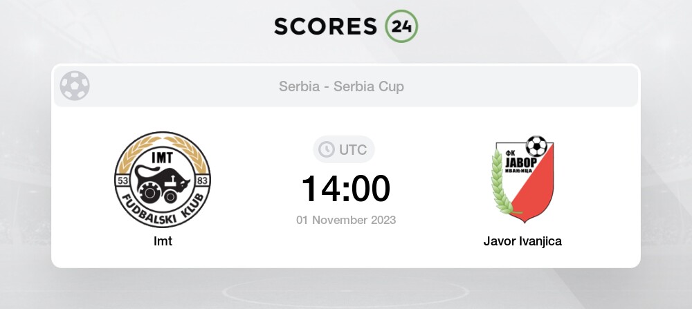 FK Javor Ivanjica vs FK Vojvodina: Live Score, Stream and H2H