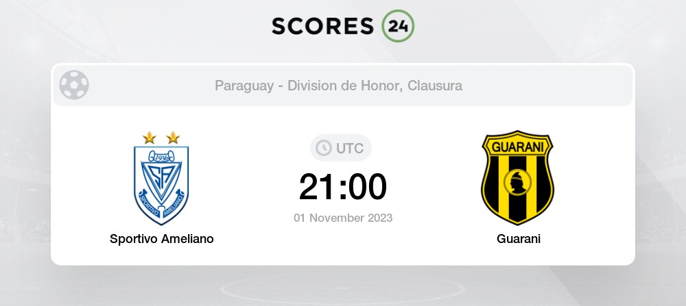 Sportivo Ameliano vs Guarani Prediction and Picks today 1 November