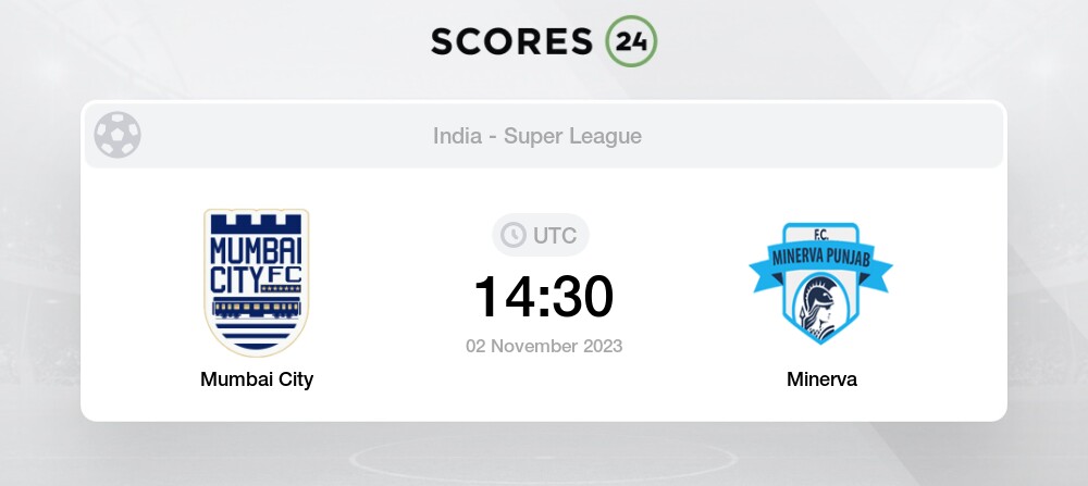 Palpite Mumbai City x Minerva Punjab: 02/11/2023 - Campeonato Indiano