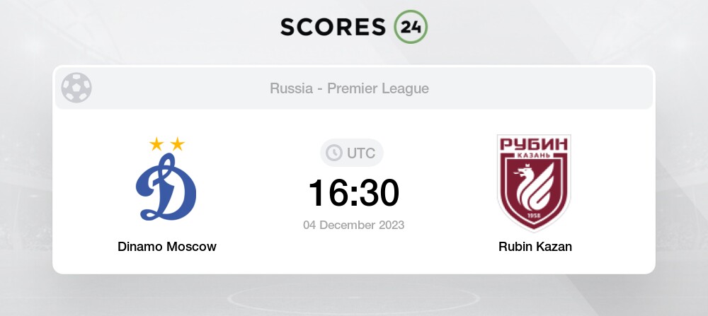 Rubin Kazan derrota Dínamo de Moscou fora de casa e sobe na tabela - ESPN