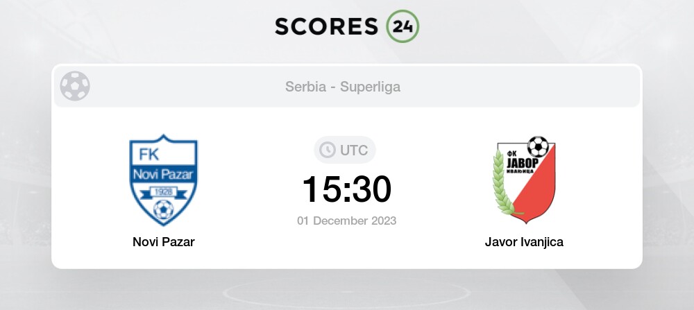 Prediction Novi Pazar vs Javor Ivanjica: 01/12/2023 - Serbia - SuperLiga