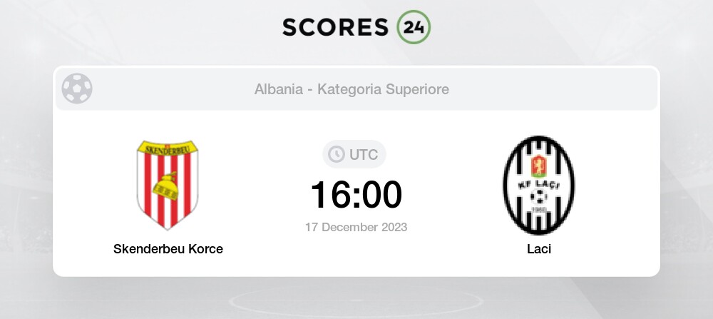 Skenderbeu vs Laci - live score, predicted lineups and H2H stats.