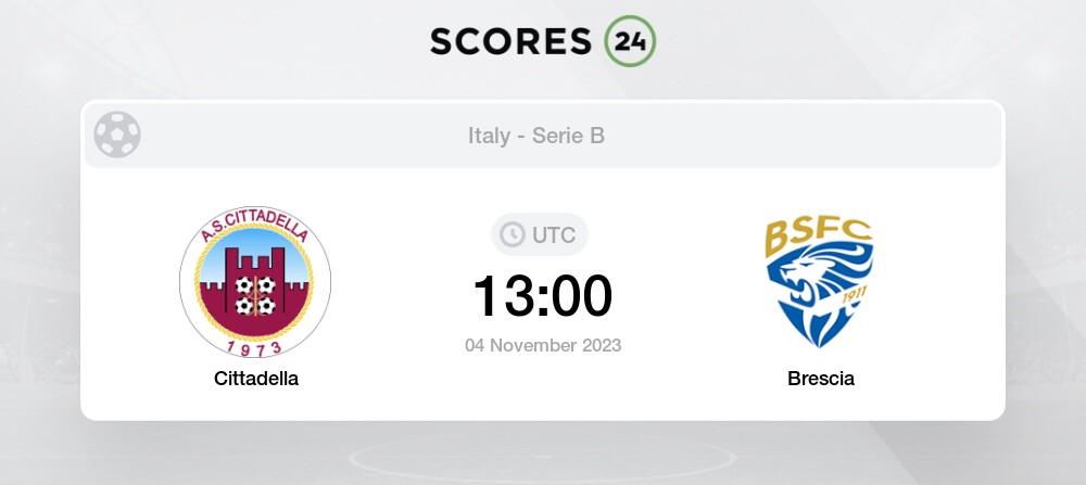 Modena vs Cittadella live score, H2H and lineups