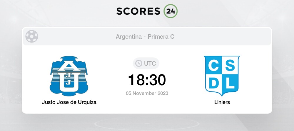 Justo Jose vs Liniers 5/11/2023 18:30 Football Events & Result