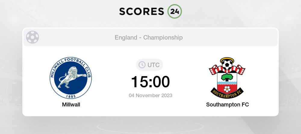 Millwall vs Southampton 04.11.2023 at Championship 2023/24, Football