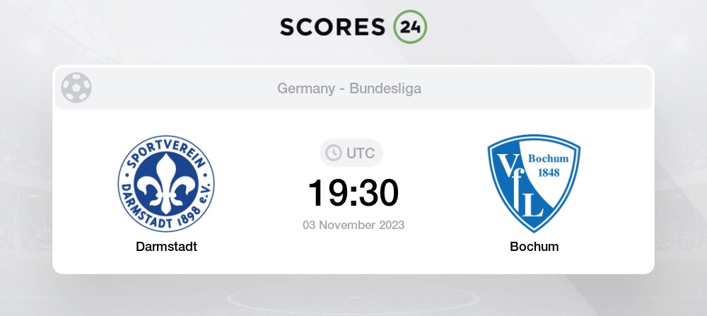 Darmstadt 98 x Bochum - odds e prognósticos - Bundesliga