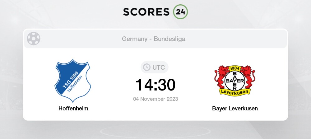 Hoffenheim Vs Leverkusen Prediction And Picks Today 4 November 2023 ...