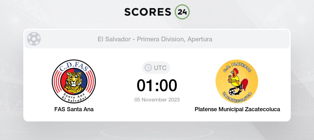 CD Platense Zacatecoluca II score today - CD Platense Zacatecoluca