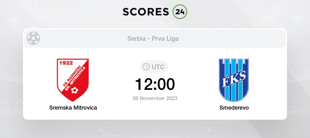 FK Vrsac vs FK Radnicki Sremska Mitrovica: Timeline, Lineups, Football  Teams Stats