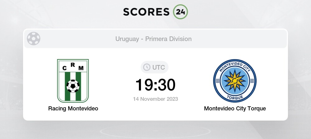 Racing de Montevideo vs Montevideo City Torque live score, H2H and lineups