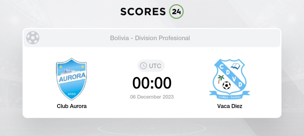 High-Stakes Match: Club Aurora vs Vaca Díez in División Profesional