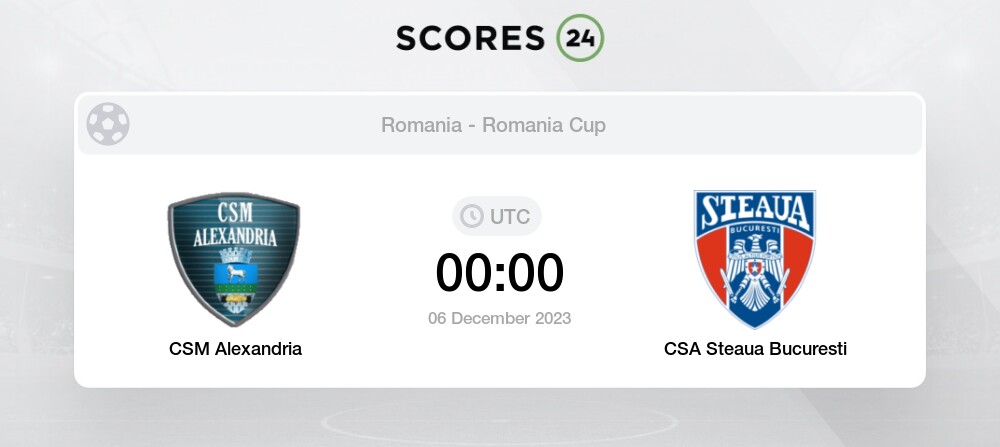 Steaua Bucuresti vs CSM Bucuresti» Predictions, Odds, Live Score & Stats