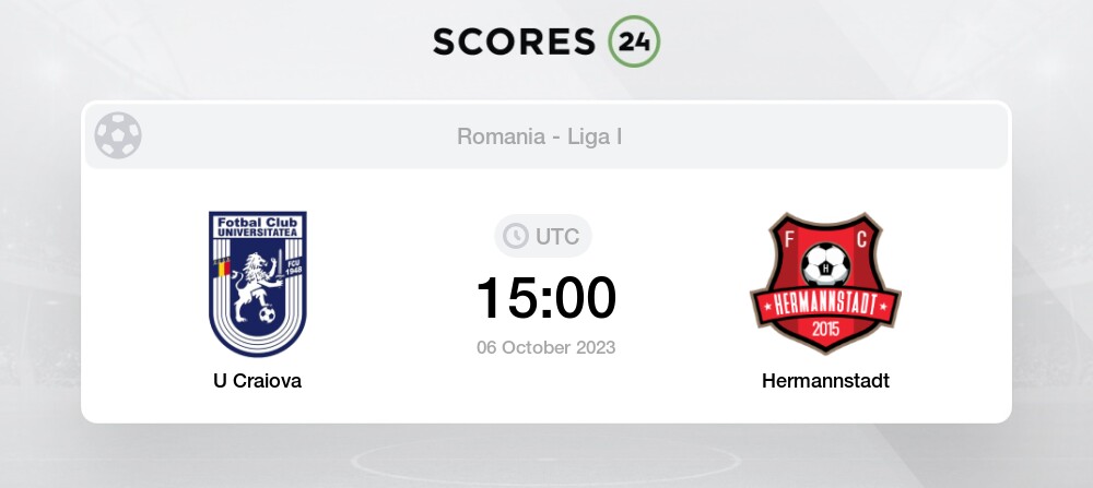 Hermannstadt vs FC Voluntari - live score, predicted lineups and