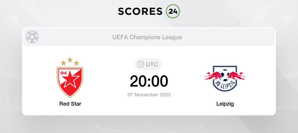 Match report Crvena zvezda vs RB Leipzig 7th November 2023