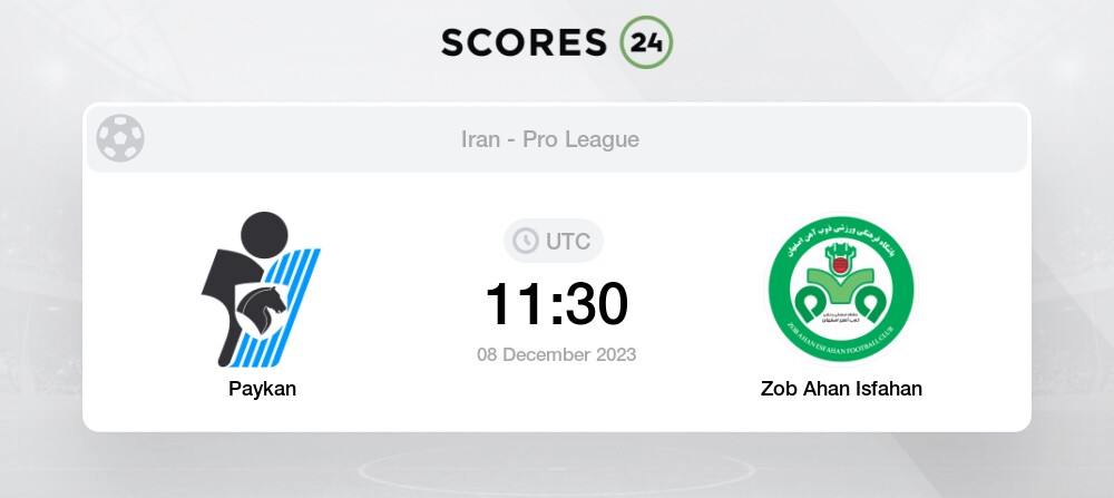 Paykan vs Sepahan H2H 29 aug 2023 Head to Head stats prediction