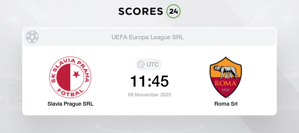 UEFA Champions League: Slavia Prague Vs AS Roma Draw