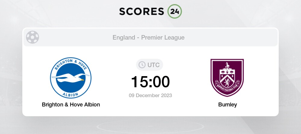 Brighton & Hove Albion 1-1 Burnley (Dec 9, 2023) Final Score - ESPN
