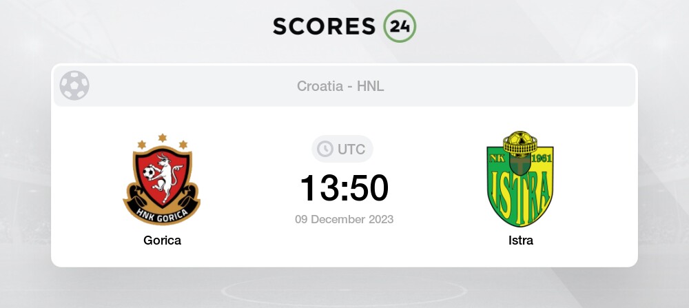 HNK Gorica vs NK Istra 1961 - live score, predicted lineups and