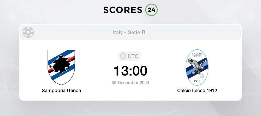 Genoa U19 vs Sampdoria U19 1/12/2023 13:30 Football Events & Result