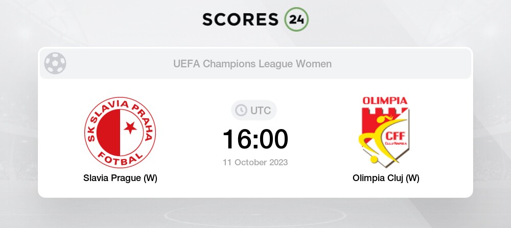 ⚽ Slavia Praha vs Olimpia Cluj ⚽  🏆 Women european Championship  (10/10/2023) 🎮 