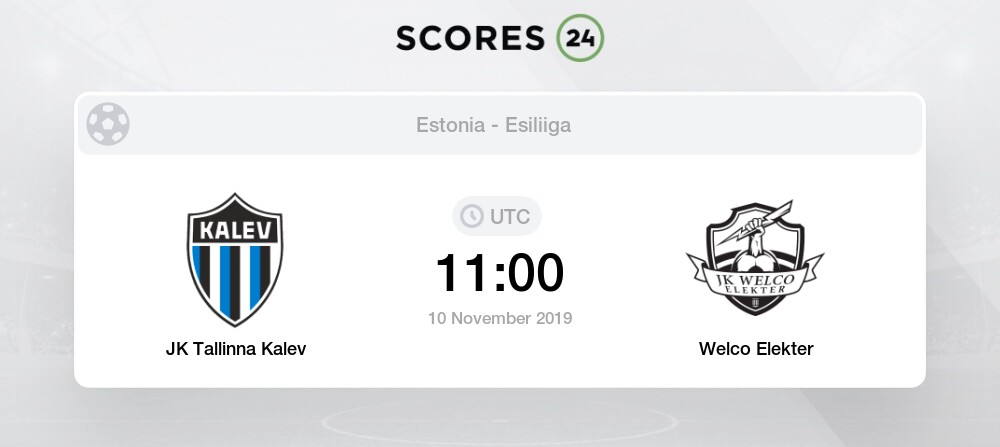 Jk Tallinna Kalev Welco Elekter 10 November 2019
