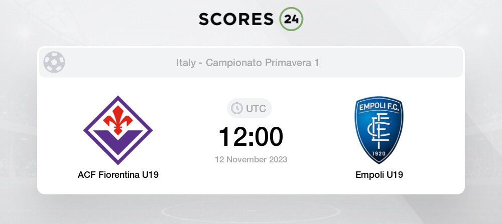 Empoli U19 vs Milan U19 - Head to Head for 4 November 2023 12:00 Football