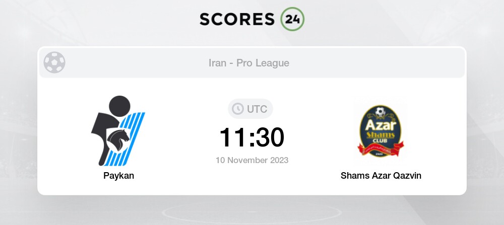 Peykan - Shams Azar FC Live - Persian Gulf Pro League: Football