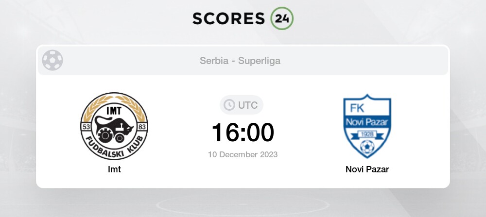 FK IMT Novi Beograd live score, schedule & player stats