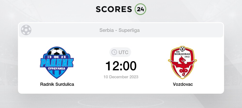 Vojvodina vs FK Radnik Surdulica (Saturday, 21 October 2023