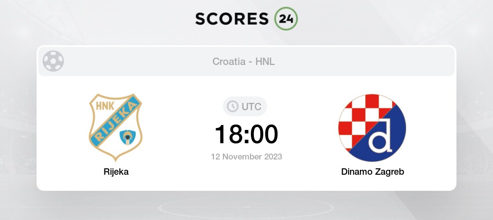 Rijeka vs Dinamo Zagreb Prediction and Picks today 12 November 2023 Football