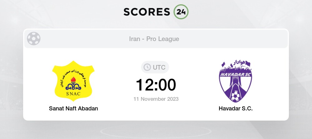 Malavan Bandar Anzali FC vs Zob Ahan Isfahan FC - Head to Head for