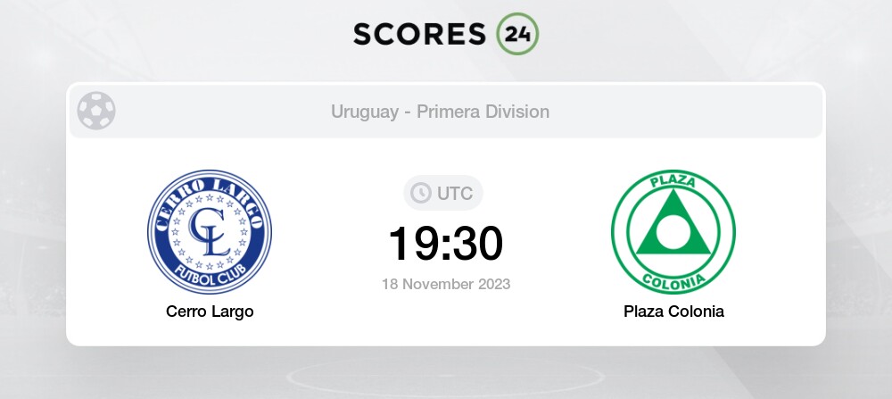 Plaza Colonia vs Cerro - live score, predicted lineups and H2H stats.