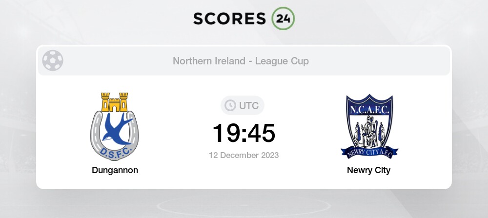 Dungannon Swifts x Newry City, comentários e resultado ao vivo, 12/05/2023  (Copa da Liga da Irlanda do Norte)