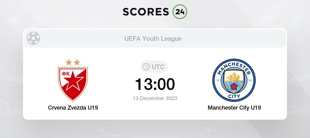 Palpite: Crvena Zvezda U19 vs Manchester City U19 13/12