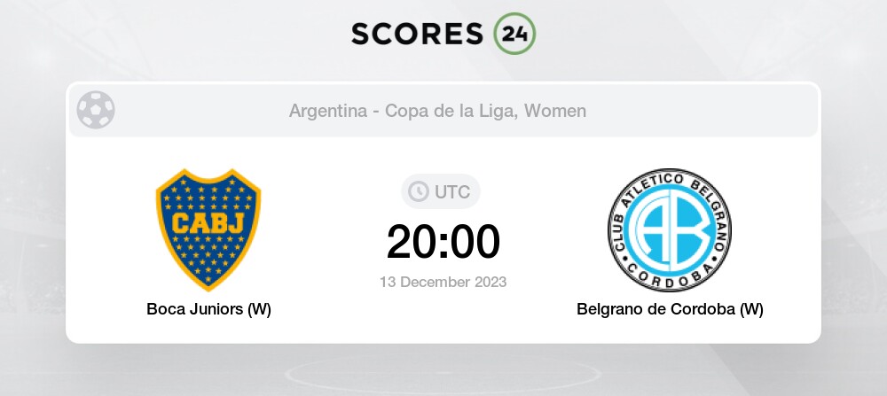 Boca Juniors vs Belgrano H2H stats - SoccerPunter